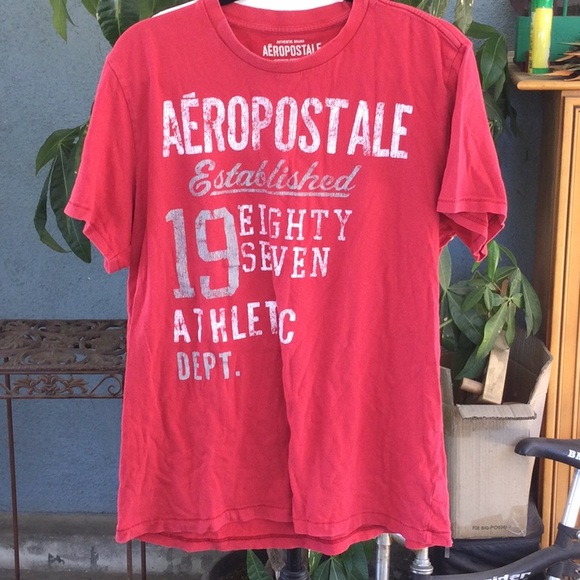 Aeropostale short sleeve red t-shirt size XL - Picture 1 of 3